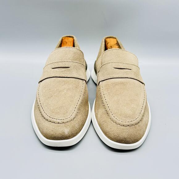 Wolf & Shepherd Shoes Mens 7 Brown Suede Crossover Penny Loafer Sneakers Casual main image 8